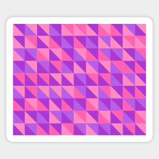 Pink and Purple Quilt Squares Sticker